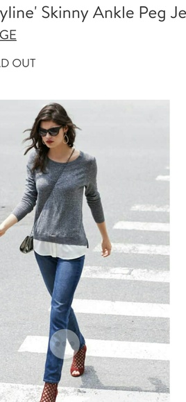 PAIGE SKYLINE ANKLE PEG JEANS LIKE NEW - Picture 4 of 7